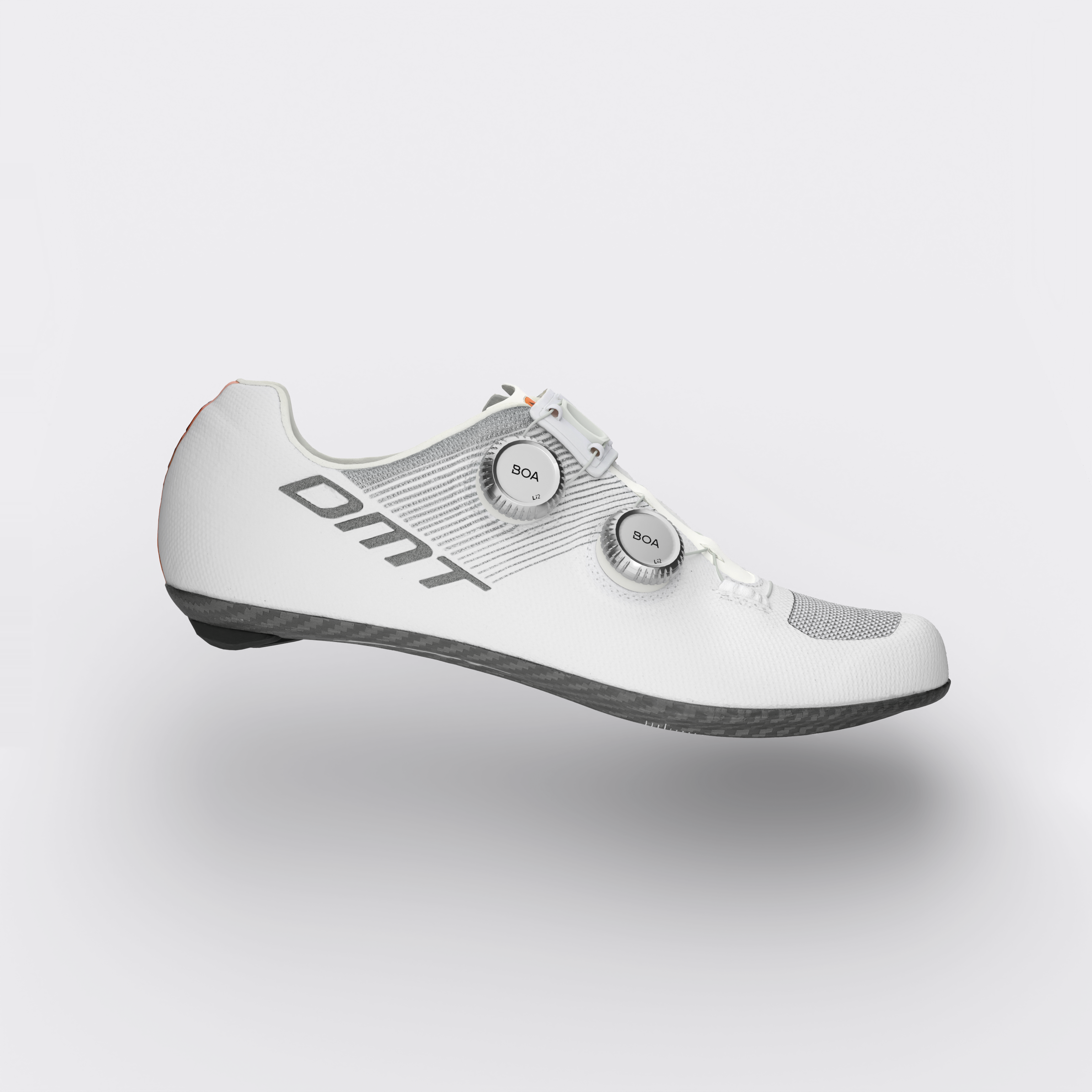 DMT KR0 EVO SUPERLIGHT SHOES WHITE/SILVER - Ultimate Road