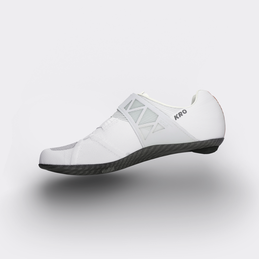 DMT KR0 EVO SUPERLIGHT SHOES WHITE/SILVER - Ultimate Road DMT KR0 EVO SUPERLIGHT SHOES WHITE/SILVER - Ultimate Road