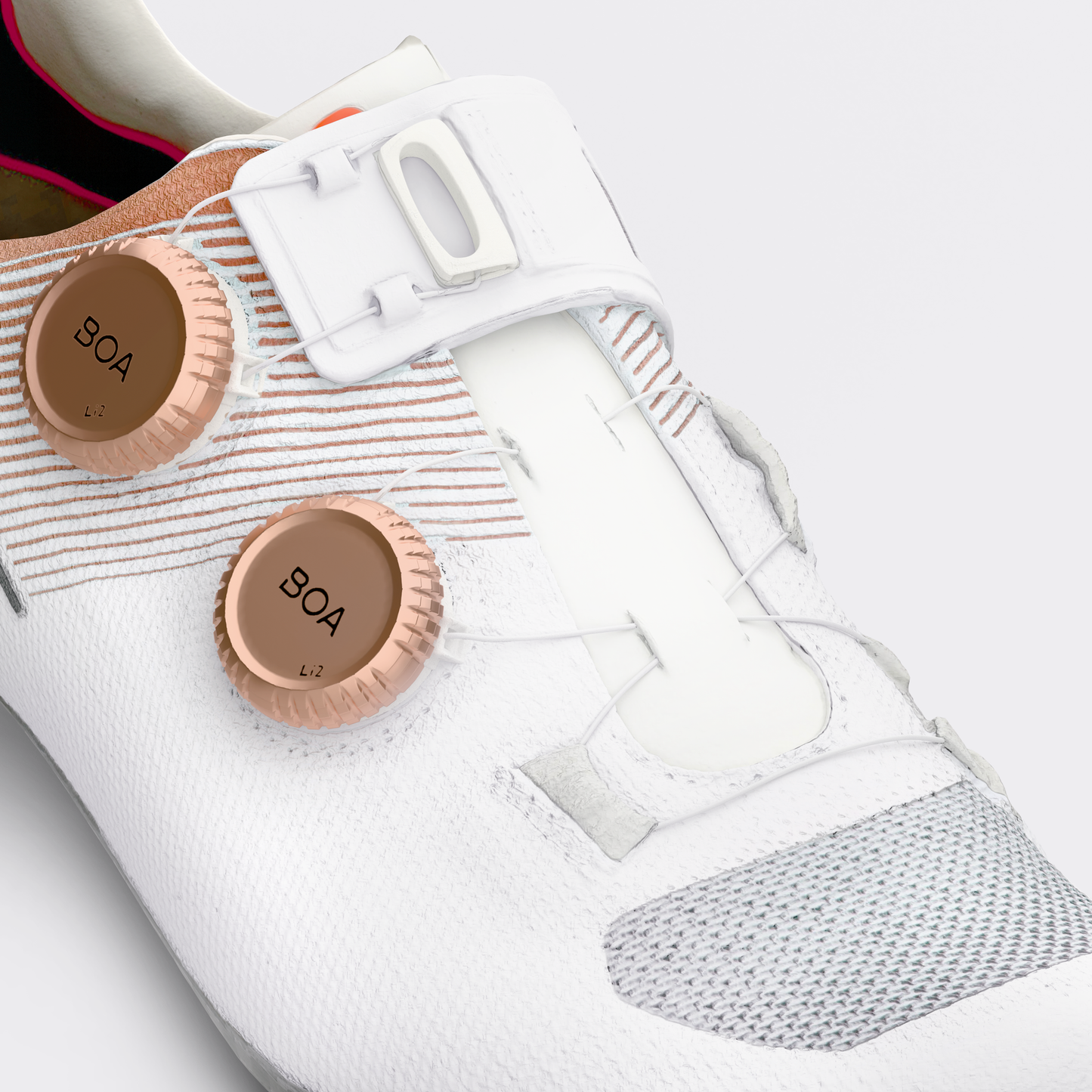 DMT KR0 EVO SUPERLIGHT SHOES WHITE/BRONZE