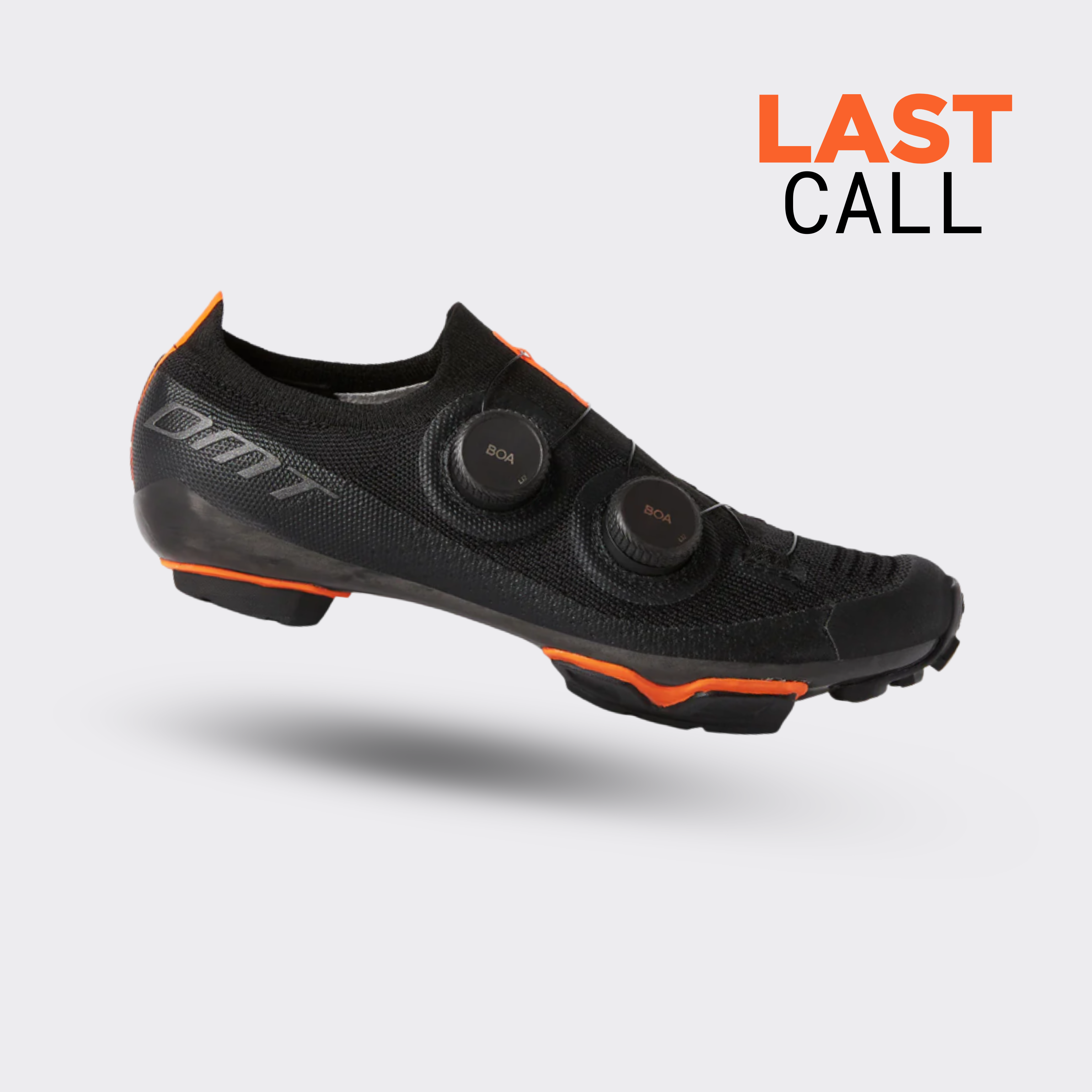 DMT KM0 Shoes Black/Black - Lightweight Knit MTB XC Shoes - DMT