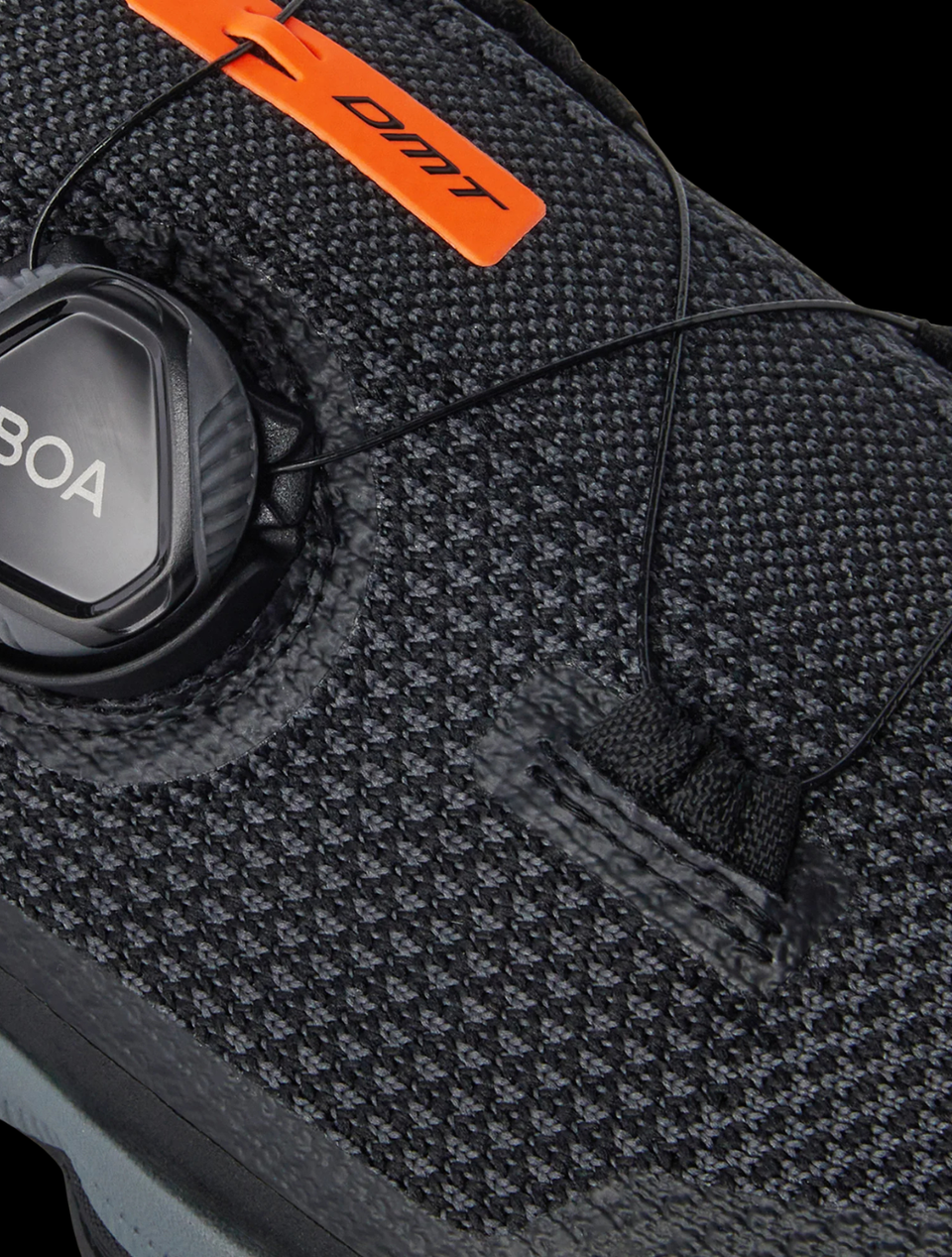 Detail hybridného Engineered 3D Knit zvršku DMT TK10