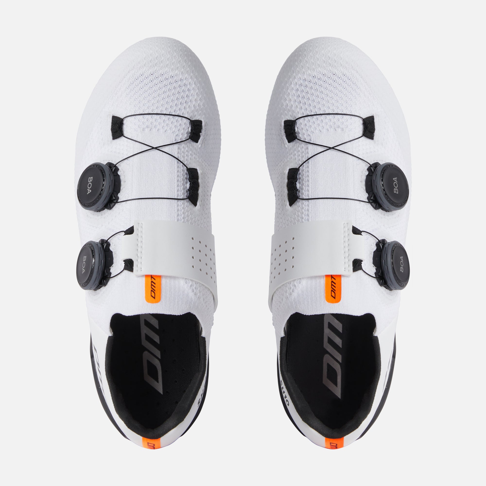 DMT SH10 Shoes White/Black - Superior Performance Road Shoes - DMT